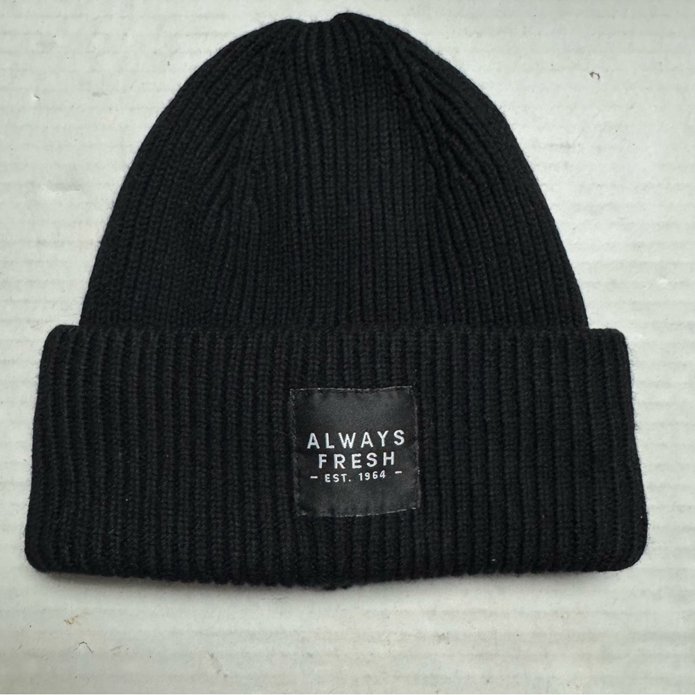 Tim Hortons "Always Fresh" Merino Wool Blend Knit Cuffed Beanie OS  Worn 1X